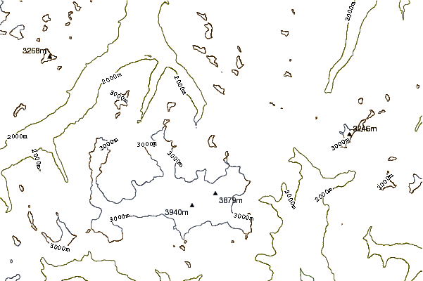 Mountain peaks around Munt Pers