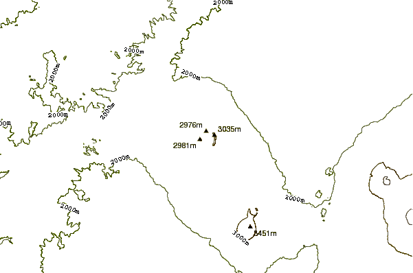 Mountain peaks around Murara