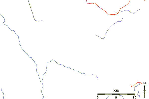 Roads and rivers around Murpheys Bluff