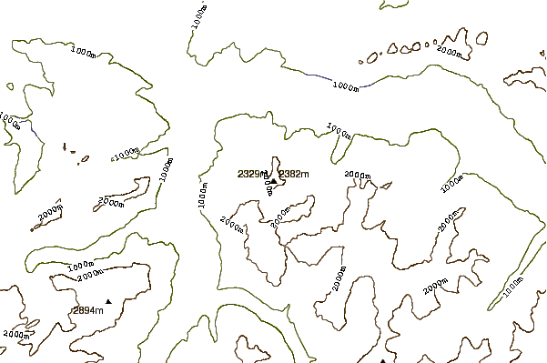 Mountain peaks around Mürtschenstock