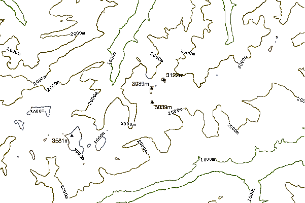 Mountain peaks around Muttenstock