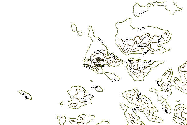 Mountain peaks around Mweelrea