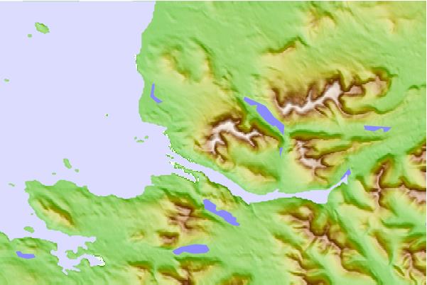 Surf breaks located close to Mweelrea