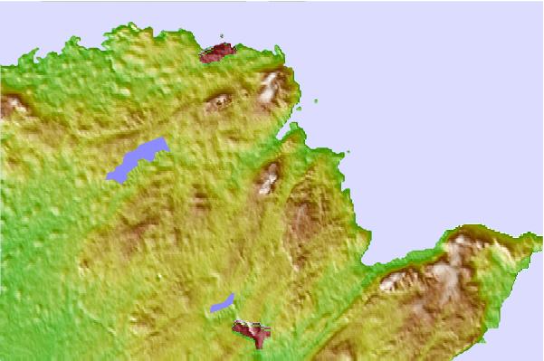 Surf breaks located close to Mynydd Bodafon