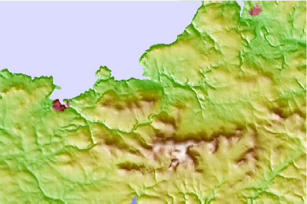 Surf breaks located close to Mynydd Carningli