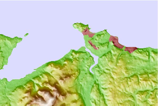 Surf breaks located close to Mynydd y Dref