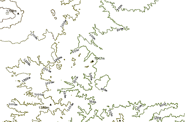 Mountain peaks around Myogi San