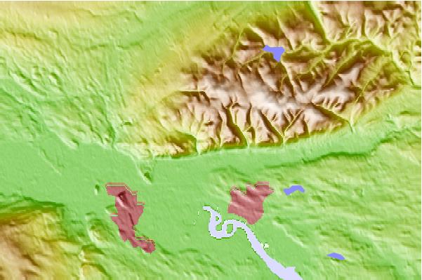 Surf breaks located close to Myreton Hill