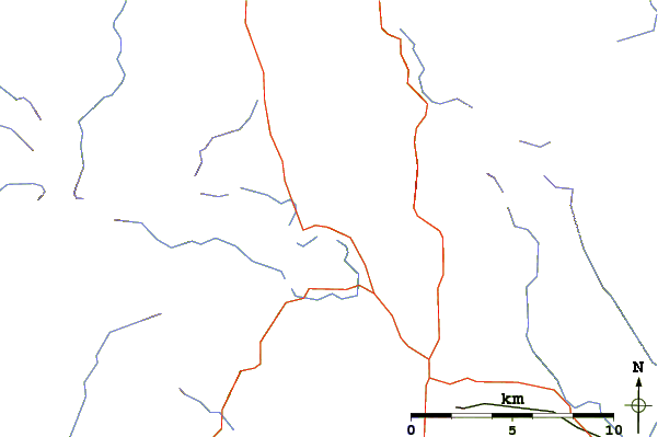 Roads and rivers around Nab Scar