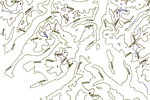 Mountain peaks around Nahsukin Mountain