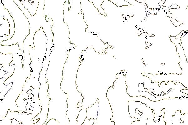 Mountain peaks around Nahta Cone