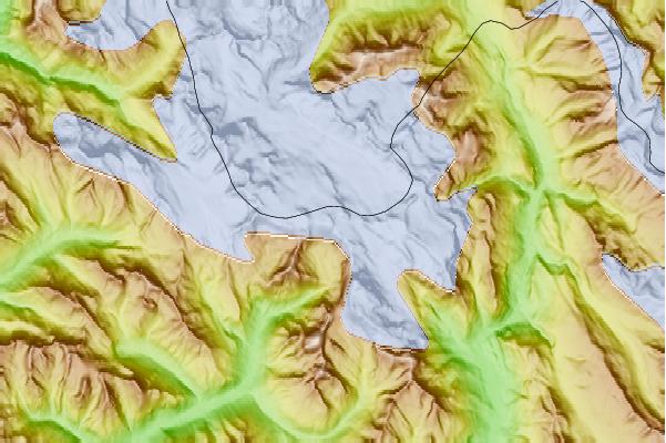 Surf breaks located close to Nanga Parbat Mountain