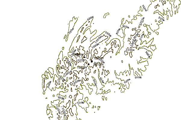 Mountain peaks around Narodnaya