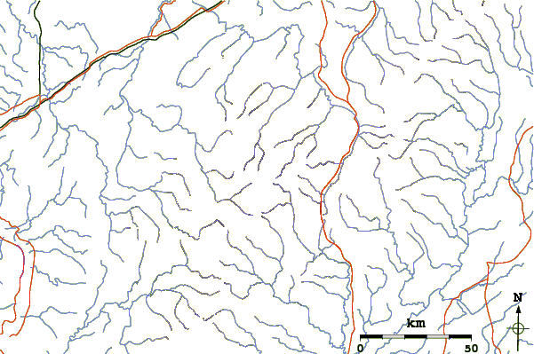 Roads and rivers around Narodnaya