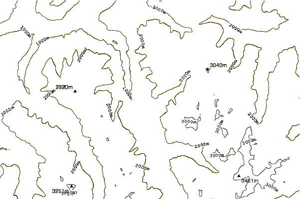 Mountain peaks around Narrenkogel