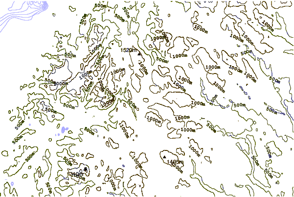 Mountain peaks around Nasa Mountain