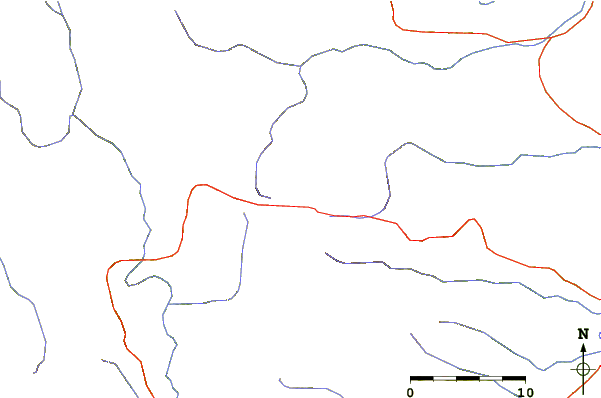 Roads and rivers around Nat Ma Taung