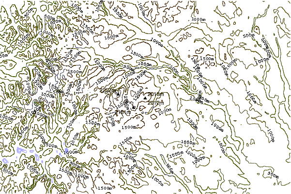 Mountain peaks around Nautgardstind