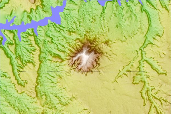 Surf breaks located close to Navajo Mountain