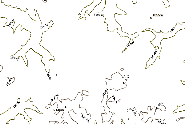 Mountain peaks around Ne Udokan Plateau