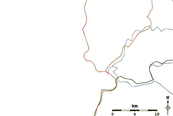 Roads and rivers around Neahkahnie Mountain