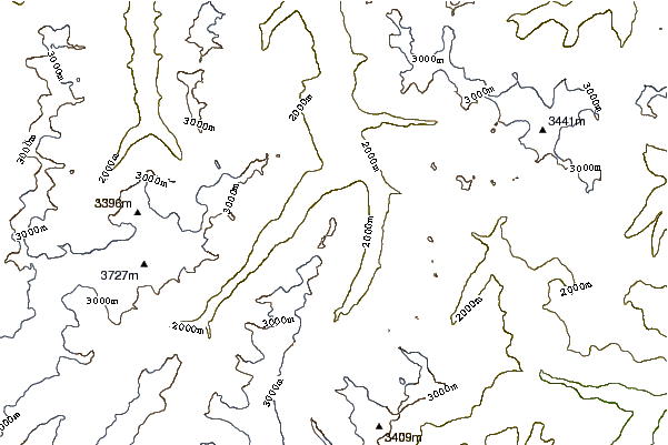 Mountain peaks around Nederkogel