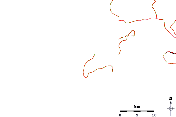 Roads and rivers around Nei Lak Shan (彌勒山)