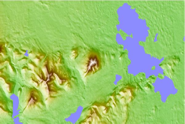 Surf breaks located close to Nephin