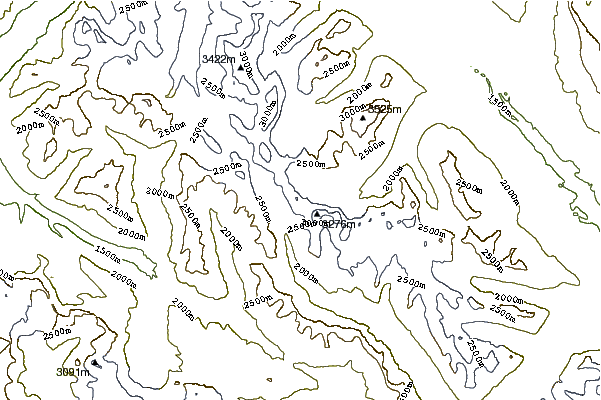 Mountain peaks around Neptuak Mountain