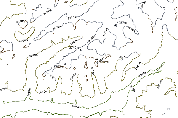 Mountain peaks around Nesthorn