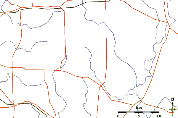 Roads and rivers around Newer Volcanics Prov