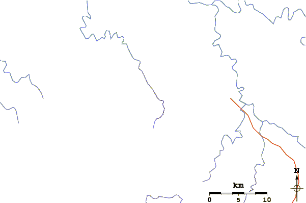 Roads and rivers around Ngarrabullgan