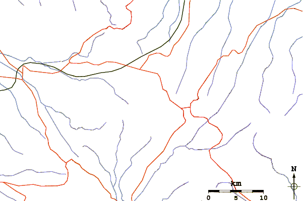 Roads and rivers around Ngozi