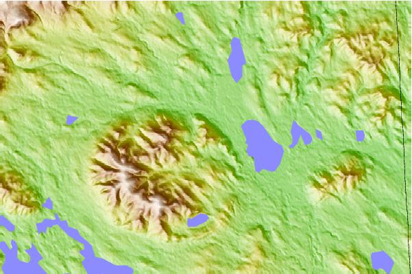 Surf breaks located close to Nickerson Mountain