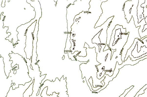 Mountain peaks around Nivolet