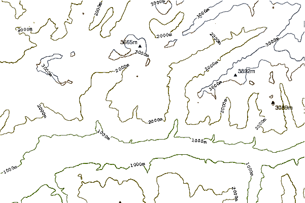 Mountain peaks around Niwen