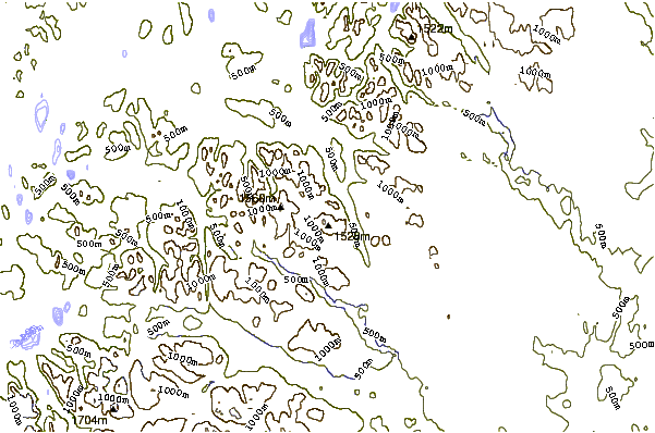 Mountain peaks around Njunis