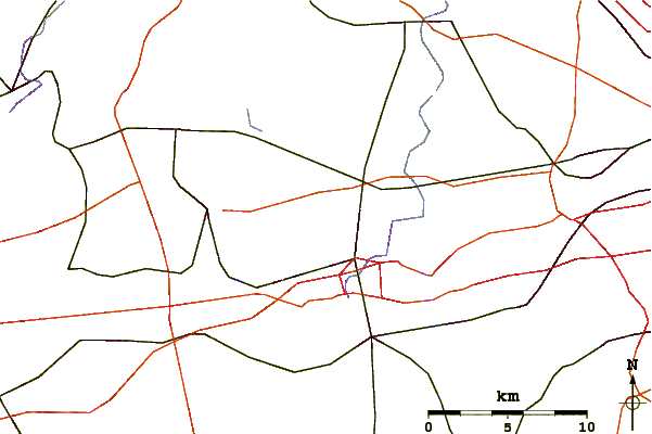 Roads and rivers around Nobscot Hill