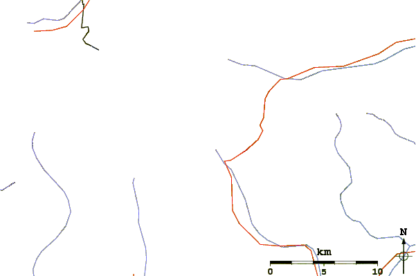 Roads and rivers around Nordend