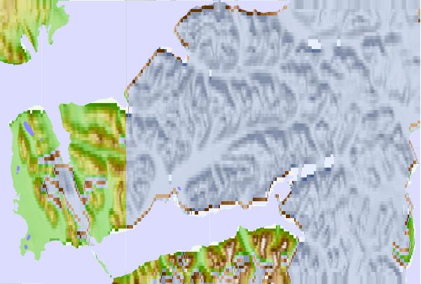 Surf breaks located close to Nordenski Idtoppen