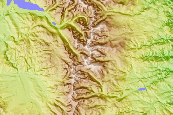 Surf breaks located close to North Arapahoe Peak