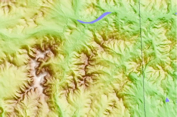 Surf breaks located close to North Carter Mountain