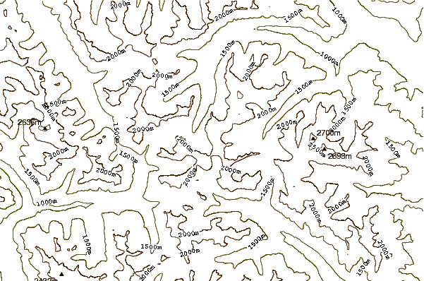 Mountain peaks around North Early Winters Spire