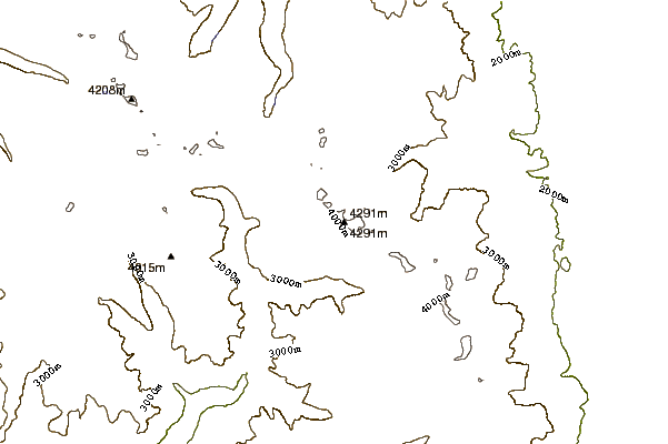 Mountain peaks around North Palisade