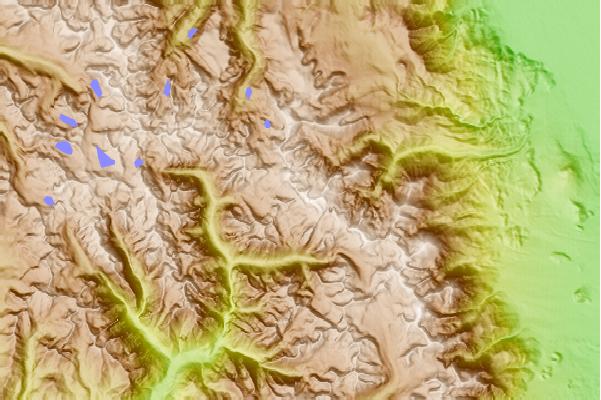 Surf breaks located close to North Palisade