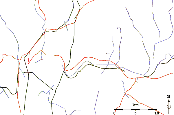 Roads and rivers around Northfield Mountain