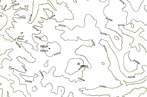 Mountain peaks around Noshaq