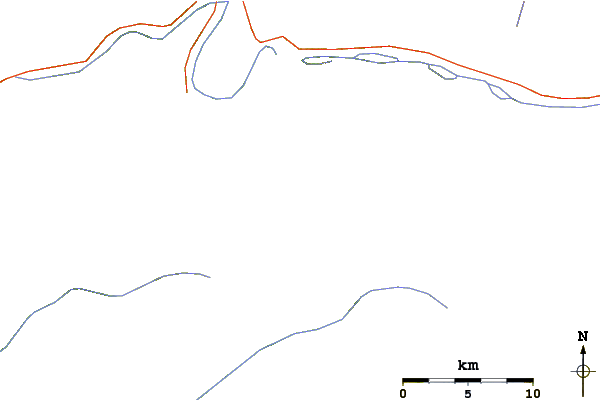 Roads and rivers around Nun Kun