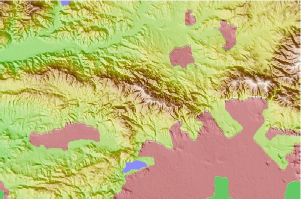 Surf breaks located close to Oat Mountain (California)