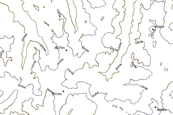 Mountain peaks around Ober-Gabelhorn